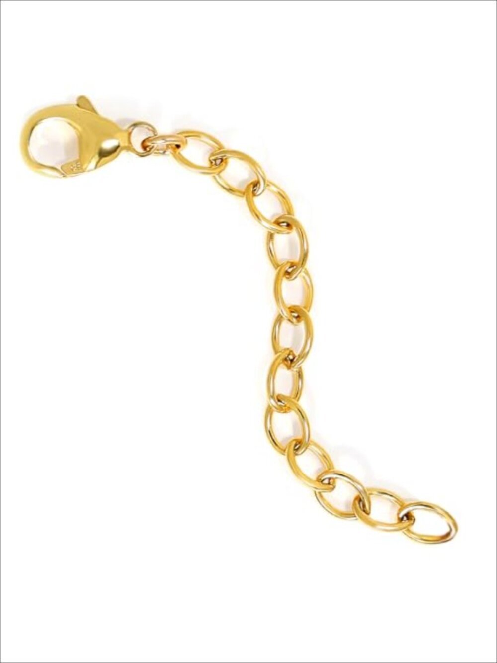 Jewelry Extender - 14K Gold Filled or Sterling Silver - Medium Link Chain -
